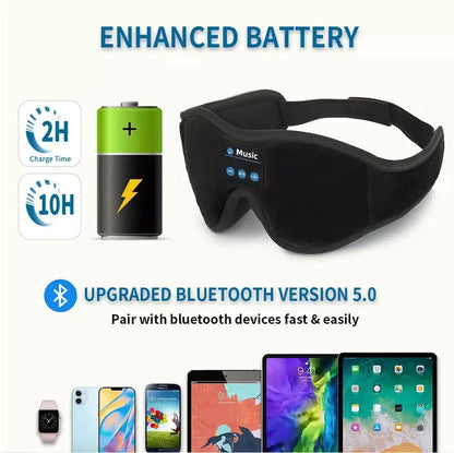 Bluetooth 5.0 3D Eye Mask Sleep Headphones