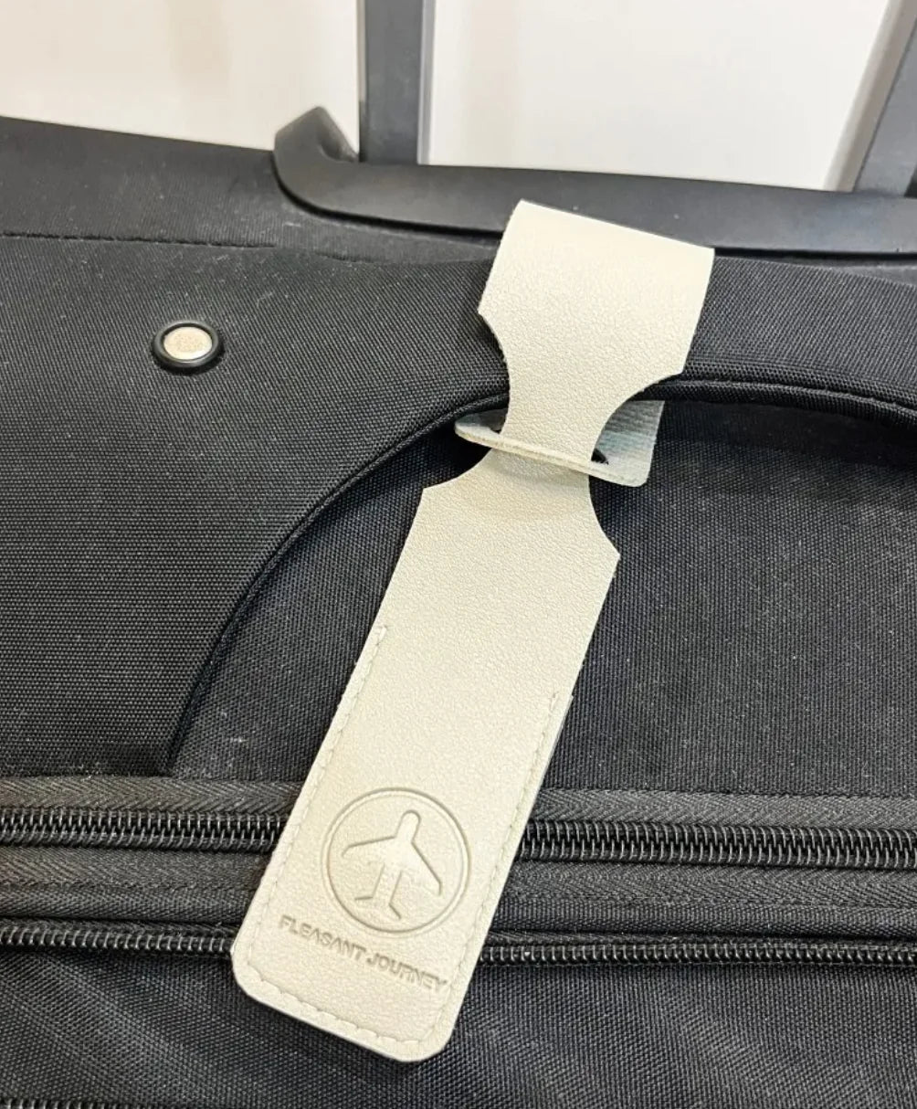Leather Business Flight Luggage Tag