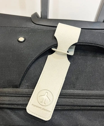 Leather Business Flight Luggage Tag