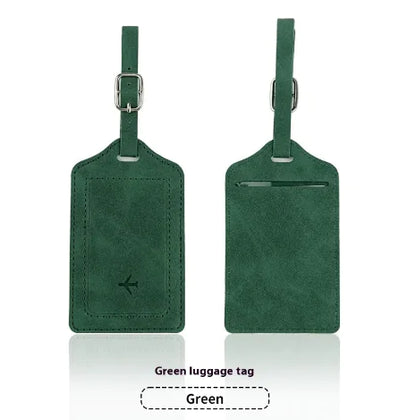 PU Leather Passport & Luggage Tag Set