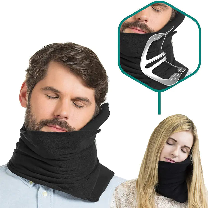 Portable U-shaped Travel Pillow for Neck Support