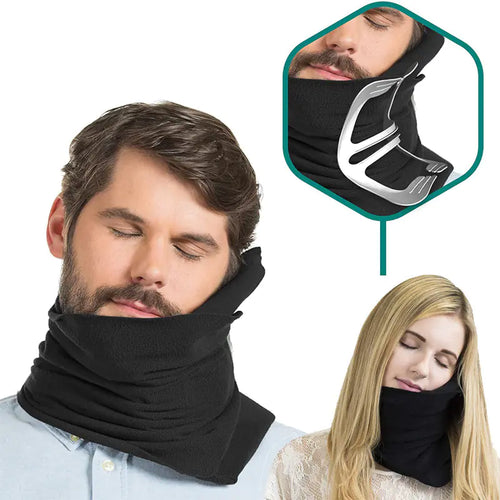 Portable U-shaped Travel Pillow for Neck Support