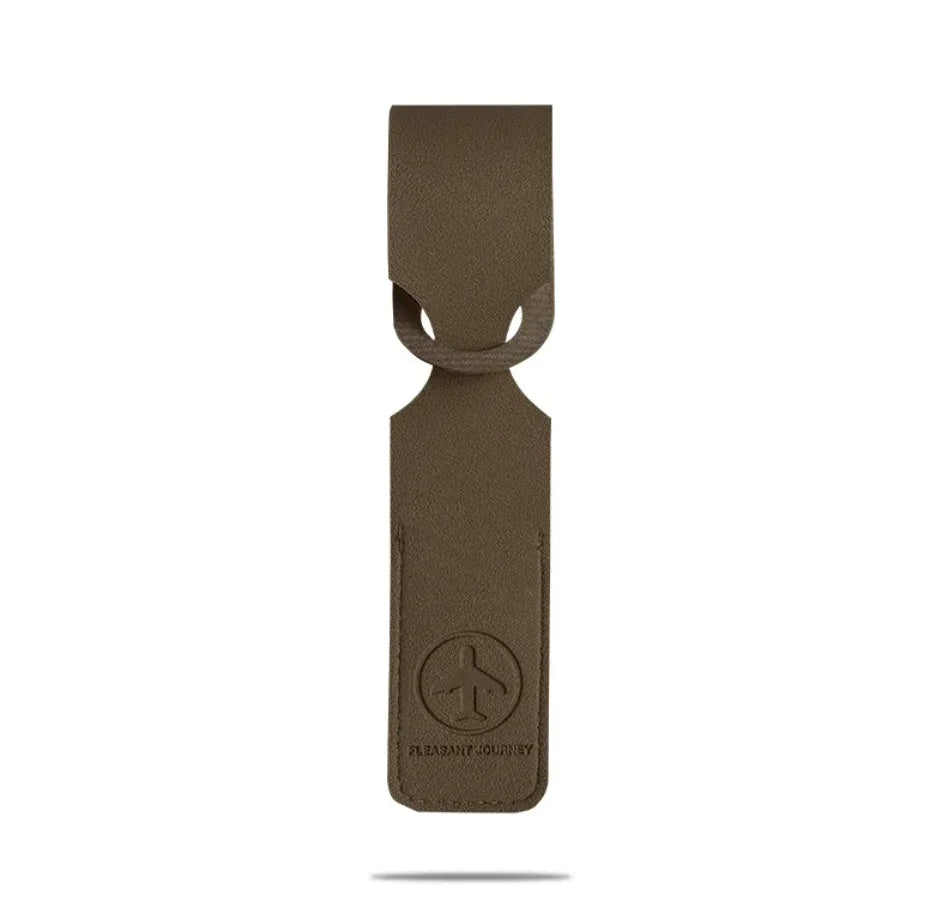 Leather Business Flight Luggage Tag