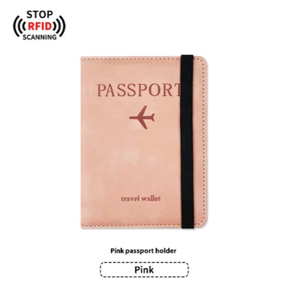PU Leather Passport & Luggage Tag Set